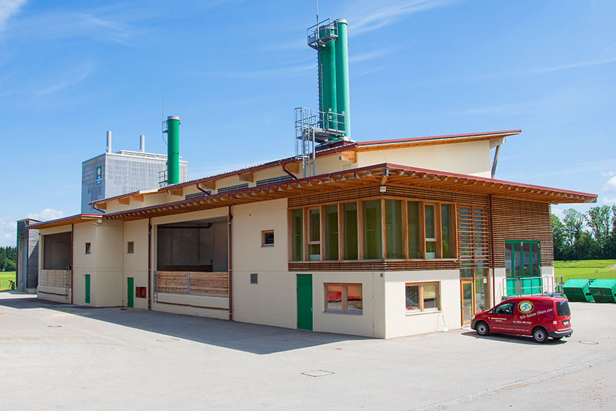 Hackschnitzel-Heizkraftwerk Grassau